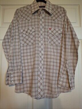 ELY PLAINS Men's Western Pearl Snap Long Sleeve Shirt